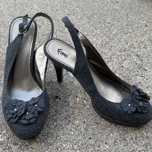 Fioni grey heels size 9